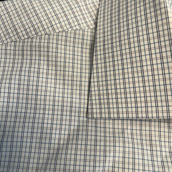 David Donahue Blue Casual Button Down Shirt - Picture 6 of 7